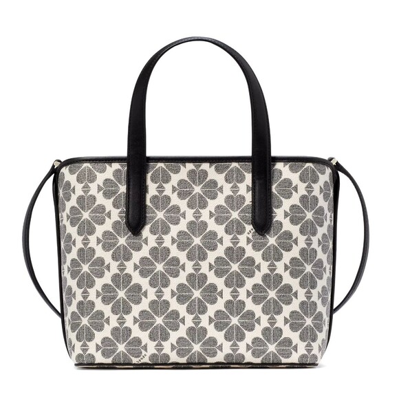 New Kate Spade Spade Flower Small Tote Black Multi - Picture 5 of 5